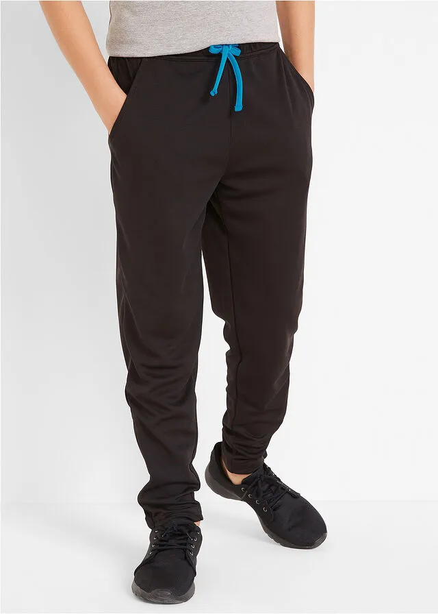 PANTALóN DE DEPORTE DE SECADO RáPIDO Y TRANSPIRABLE PARA NIñO NEGROAZUL