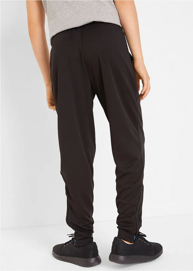 PANTALóN DE DEPORTE DE SECADO RáPIDO Y TRANSPIRABLE PARA NIñO NEGROAZUL