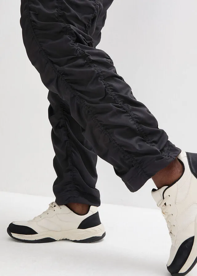 Pantalón de senderismo funcional, con largo capri Negro