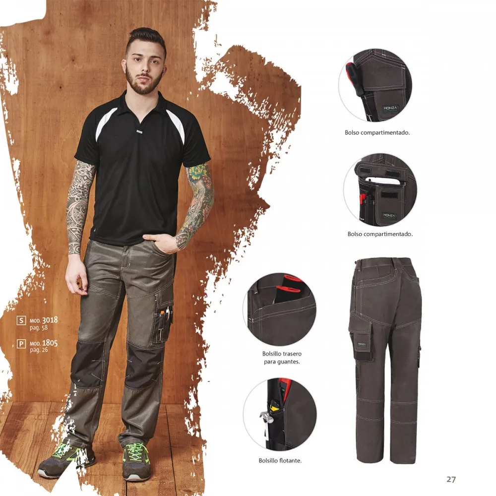 Pantalón hombre resistente a la abrasión