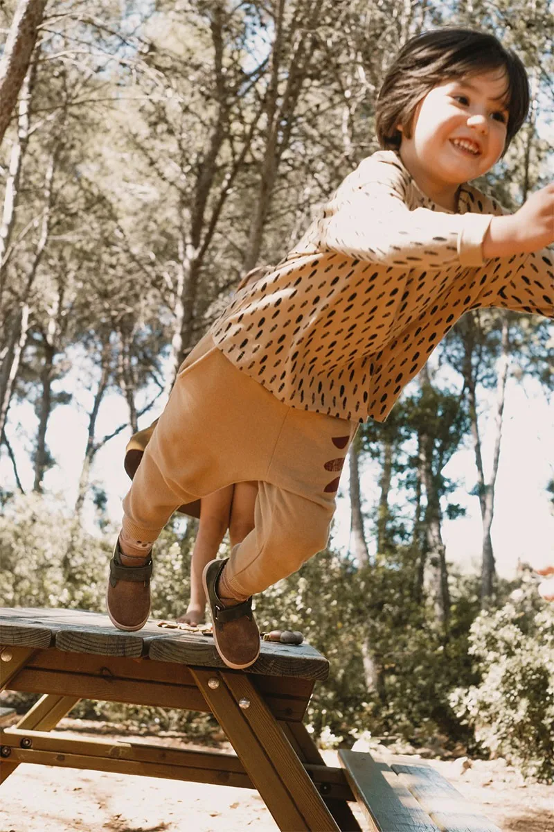 Pantalón Kids Jabari Formas Beige