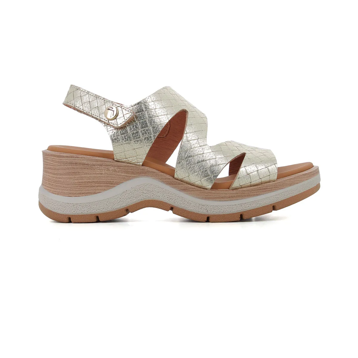 PAULA URBAN Sandalia Platino