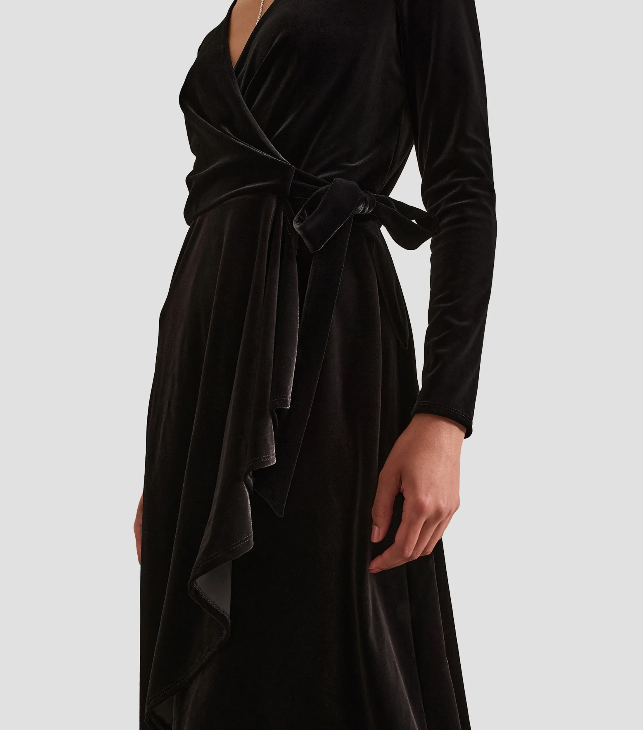 Phase Eight Vestido Midi A manga larga Mujer