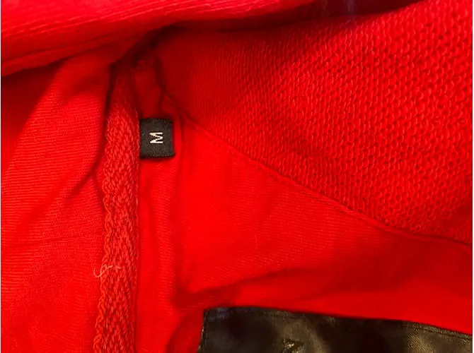PHILIPP PLEIN Prendas de punto y sudaderas T.Internacional M Algodón Roja 