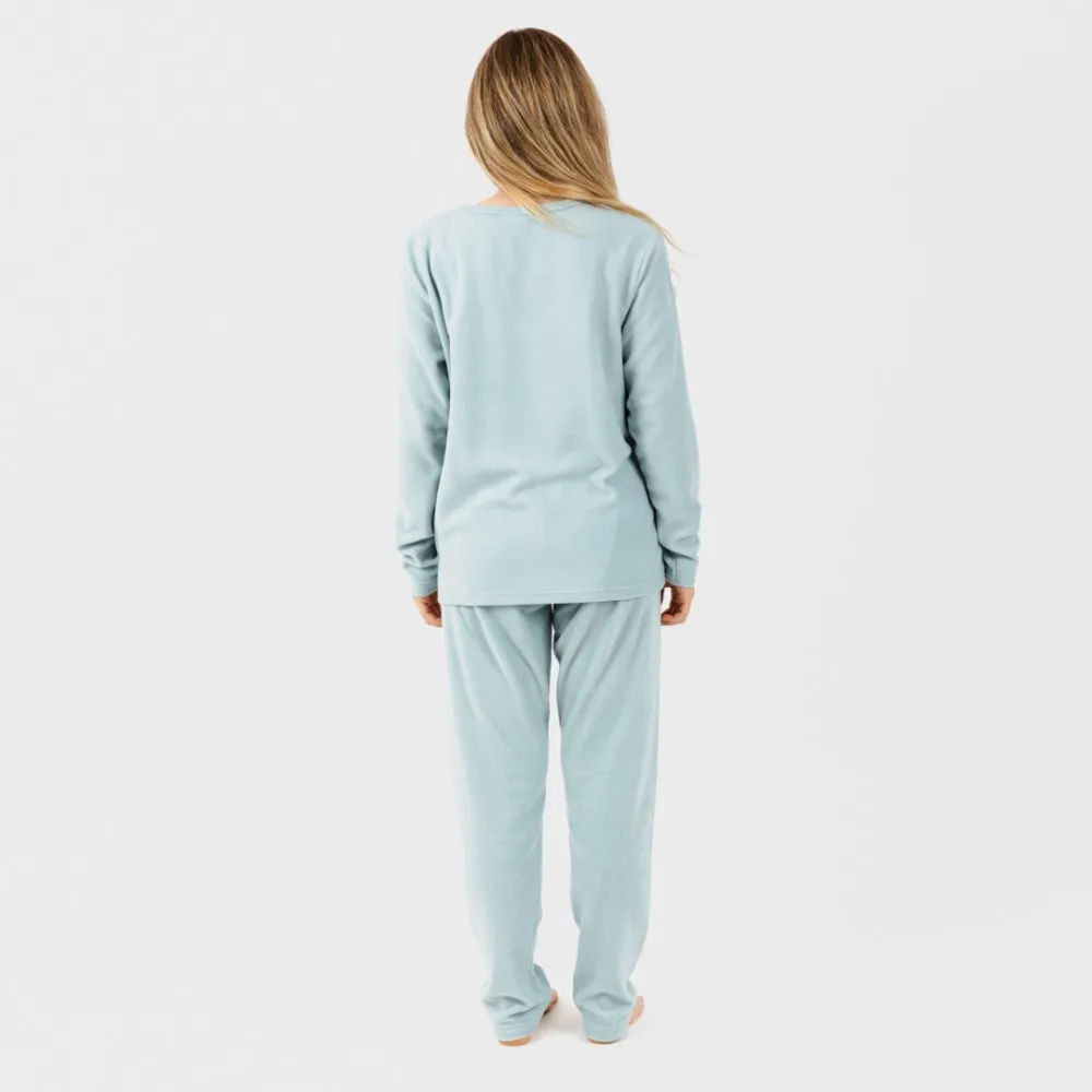 Pijama polar Rudolf verde tiffany