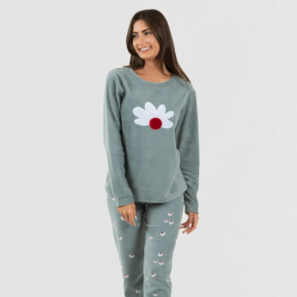 Pijama polar Tabitha verde frances