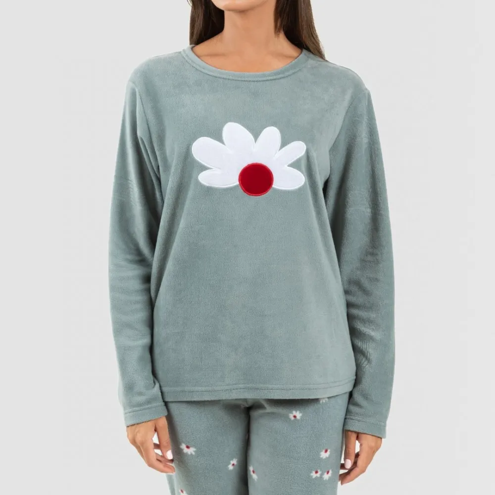 Pijama polar Tabitha verde frances