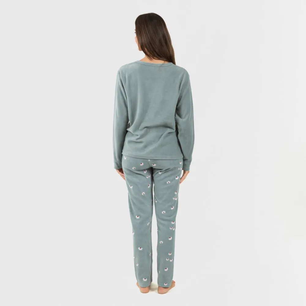 Pijama polar Tabitha verde frances
