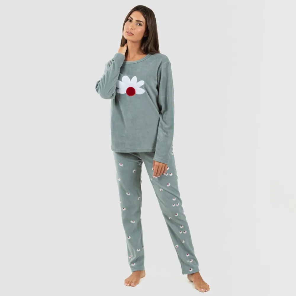 Pijama polar Tabitha verde frances