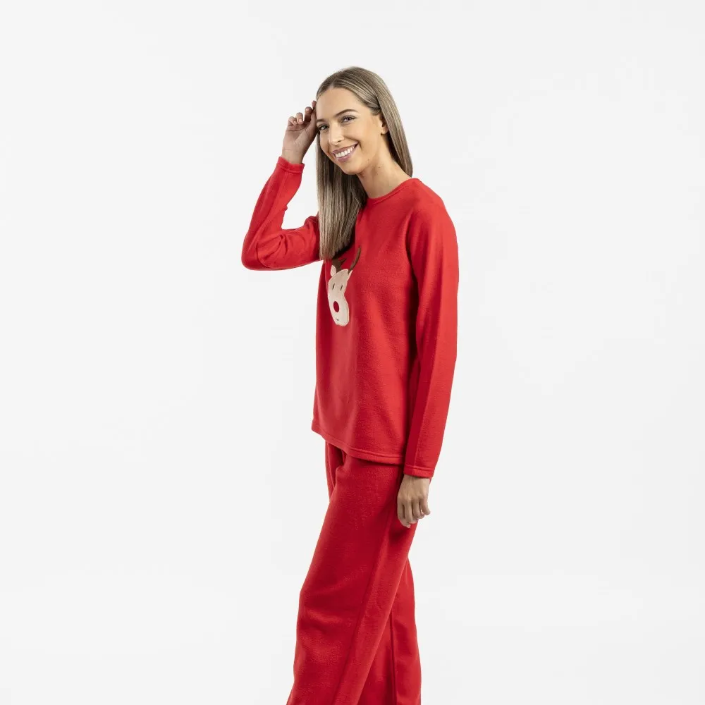 Pijama polar Ñoño rojo