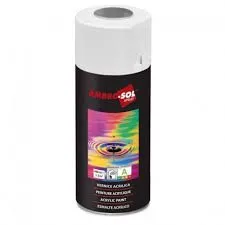 PINTURA SPRAY BLANCO SATINADO 400 ML ambrosol RAL 9010