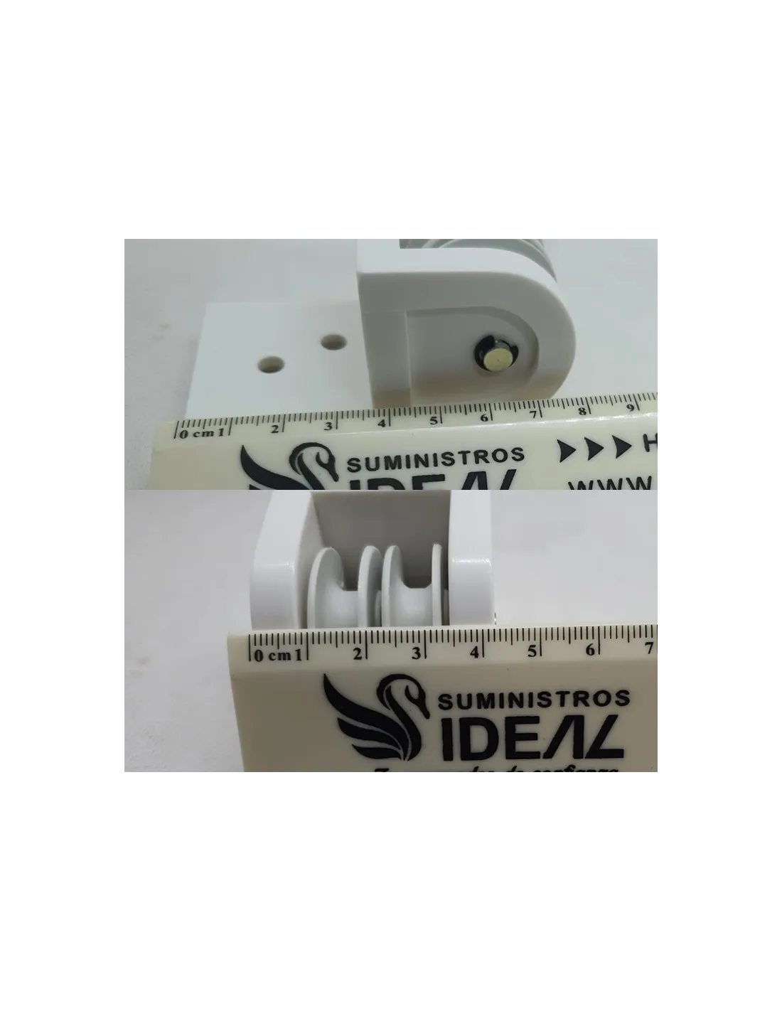 POLEA DOBLE NYLON EJE INOXIDABLE