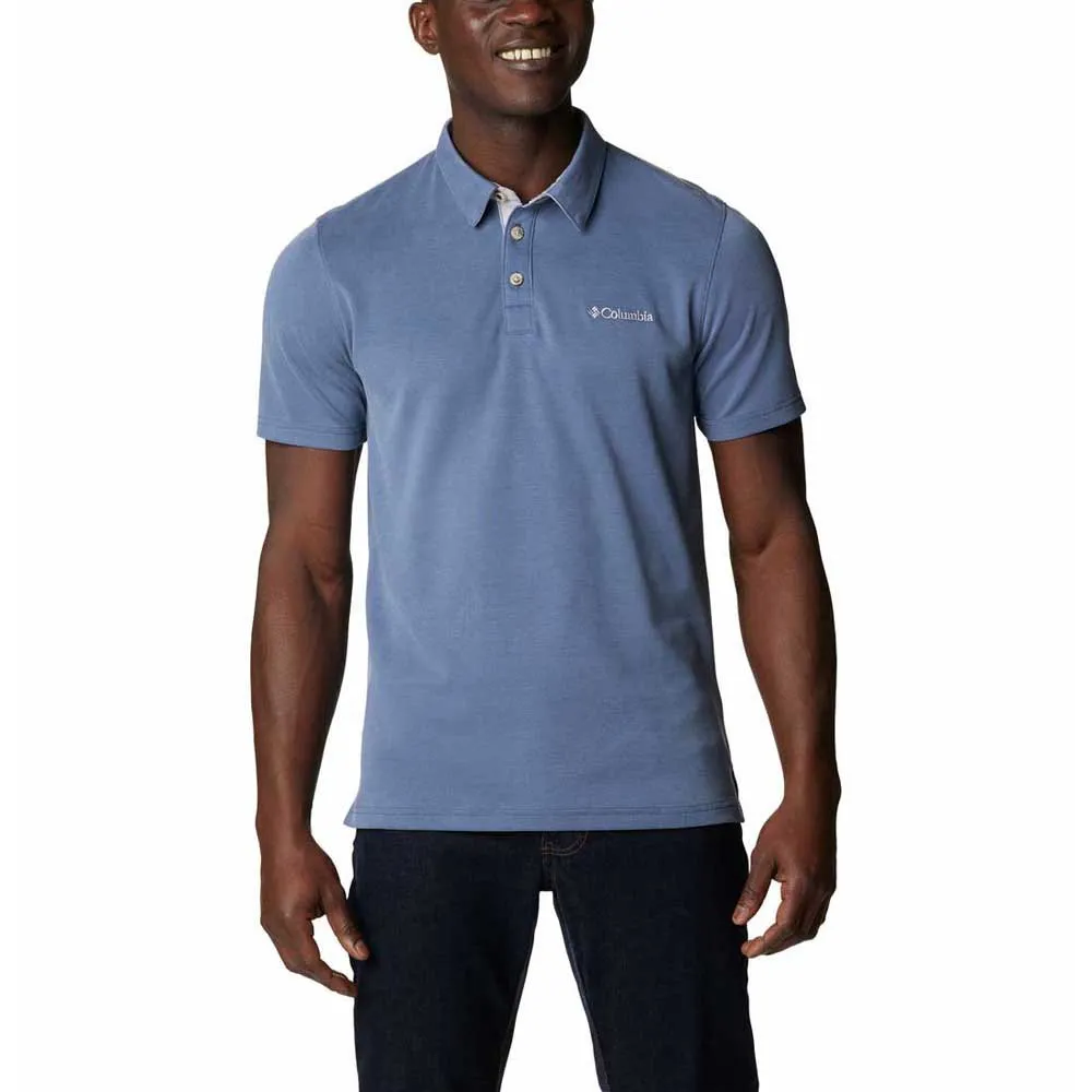 Polo COLUMBIA manga corta Nelson Point™ para hombre dark mountain  Ref. 1772721478 azul