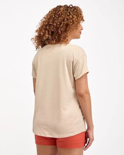 Polo Mujer Niza Beige Crema