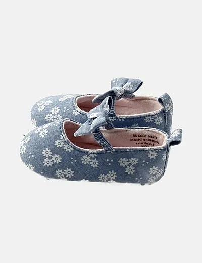 Primark Zapato azul floral
