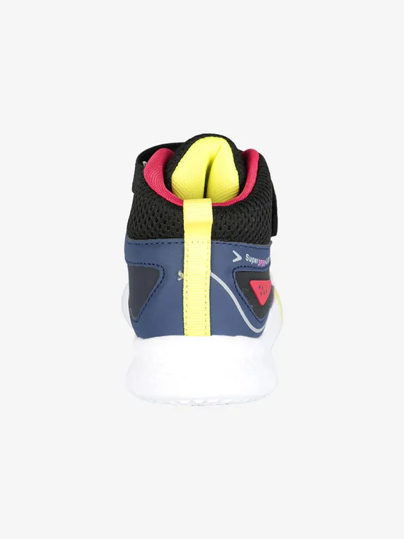 Primigi Zapatillas altas para niños con correa y luces.