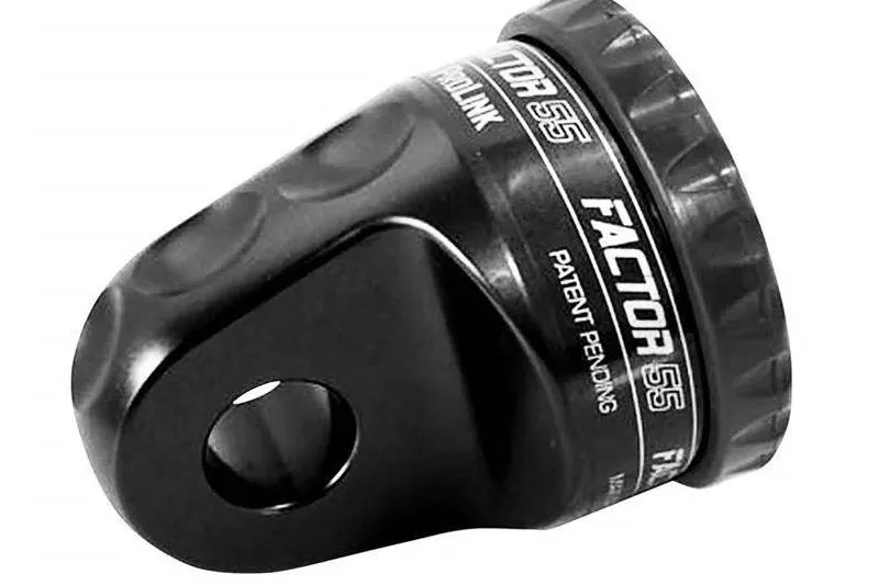 ProLink con pasador de titanio y protector de goma negro Factor 55