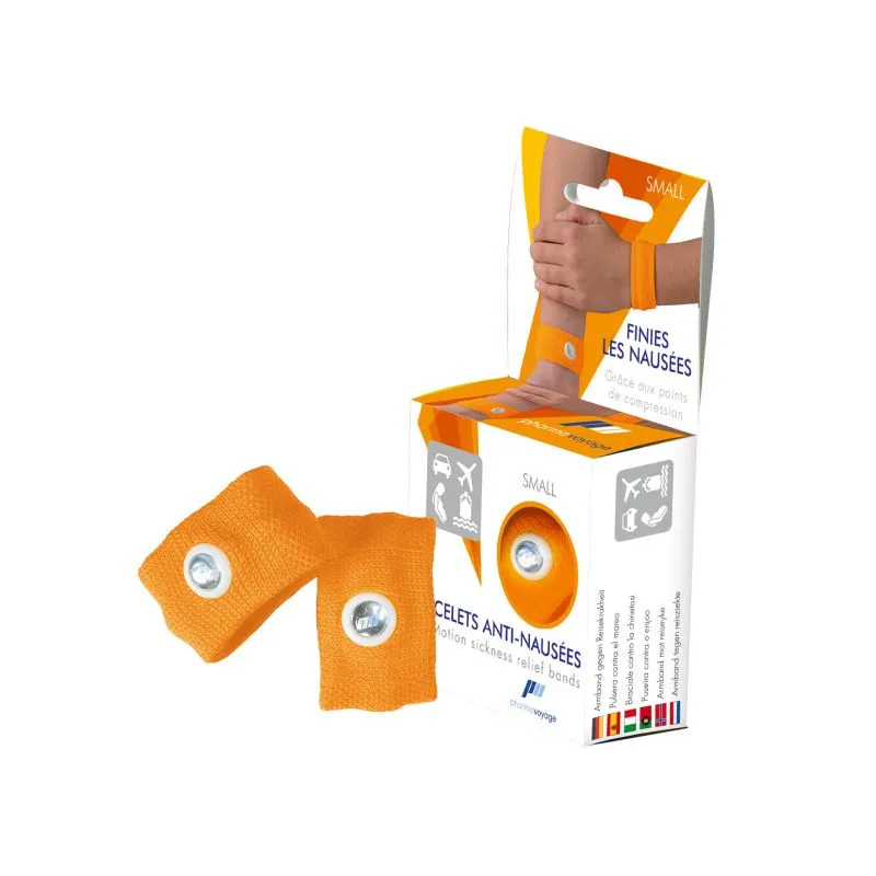 Pulseras contra las náuseas PharmaVoyage Pequeña (Naranja)