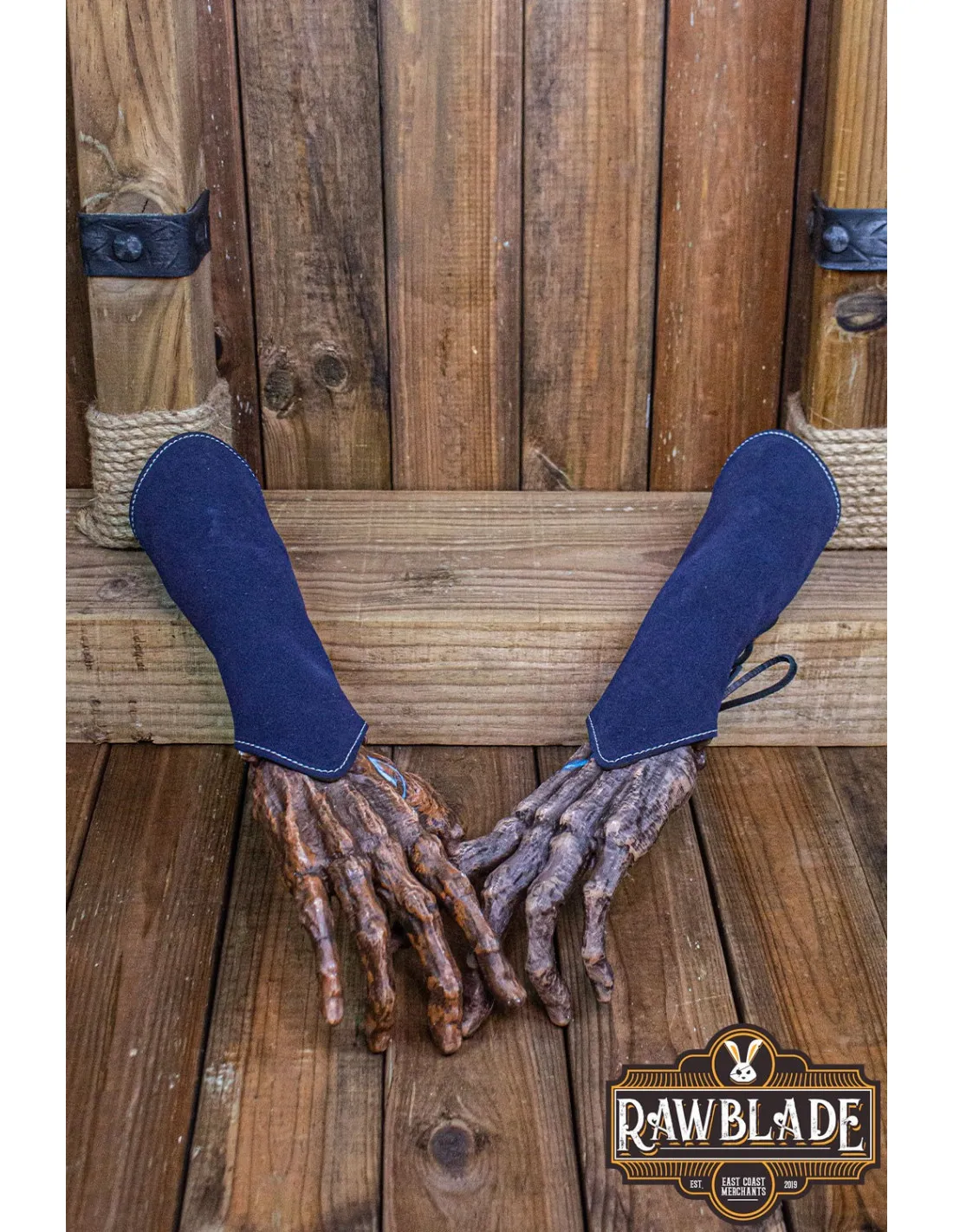 PULSERAS DE CUERO DE VRYLA SPLIT  AZUL