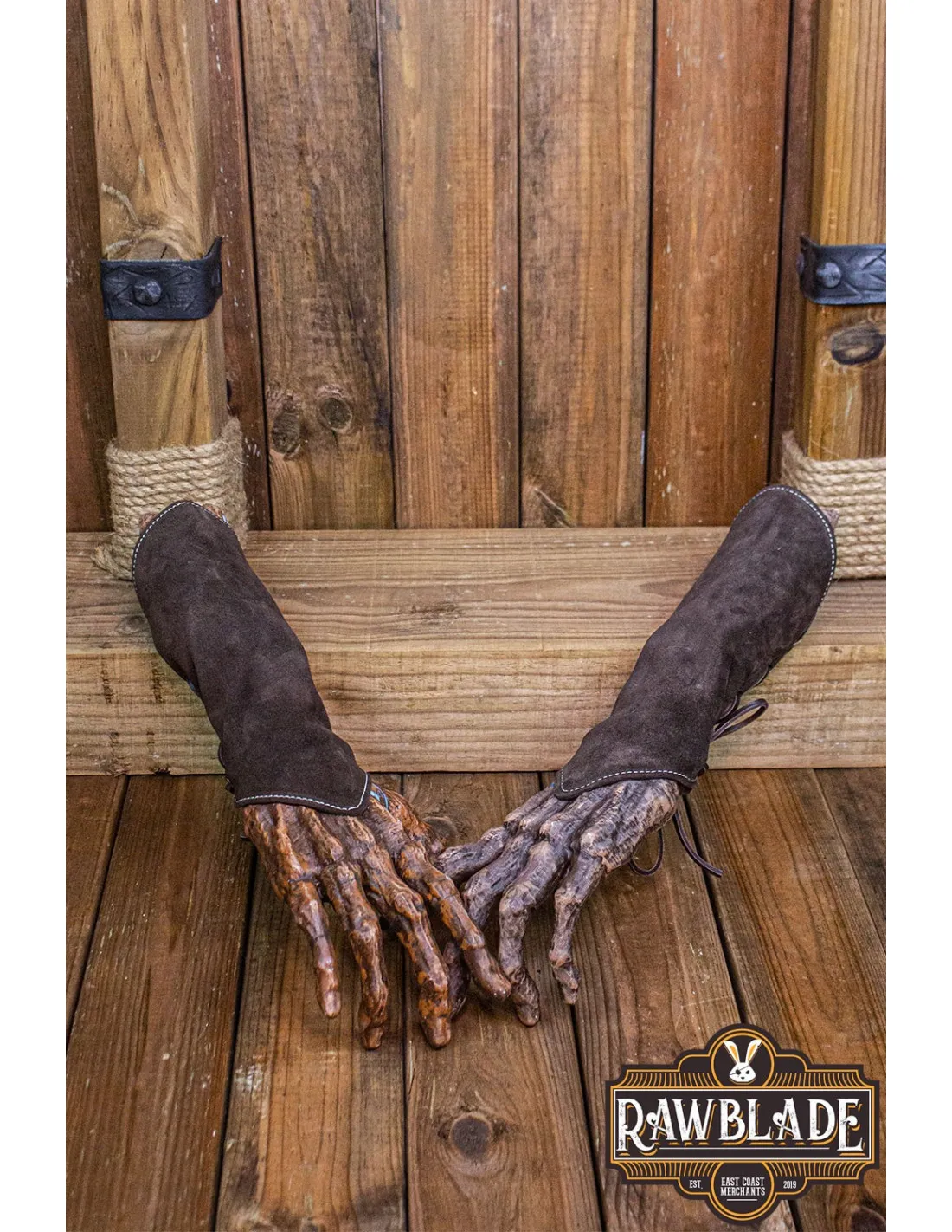 PULSERAS DE CUERO DE VRYLA SPLIT  BROWN
