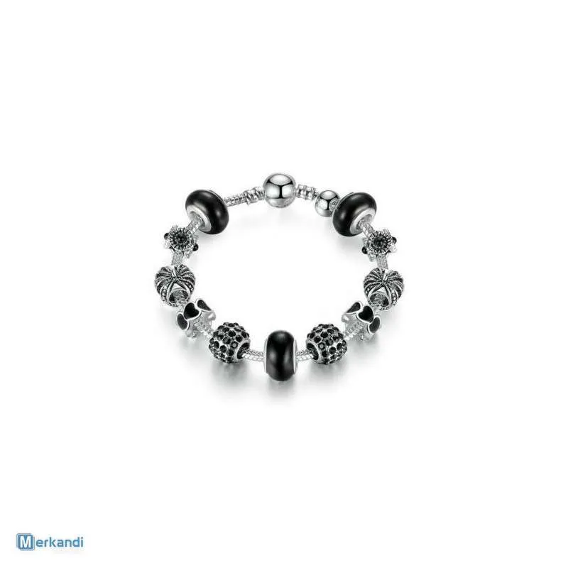 Pulseras estilo pandora stock lote surtido modelos