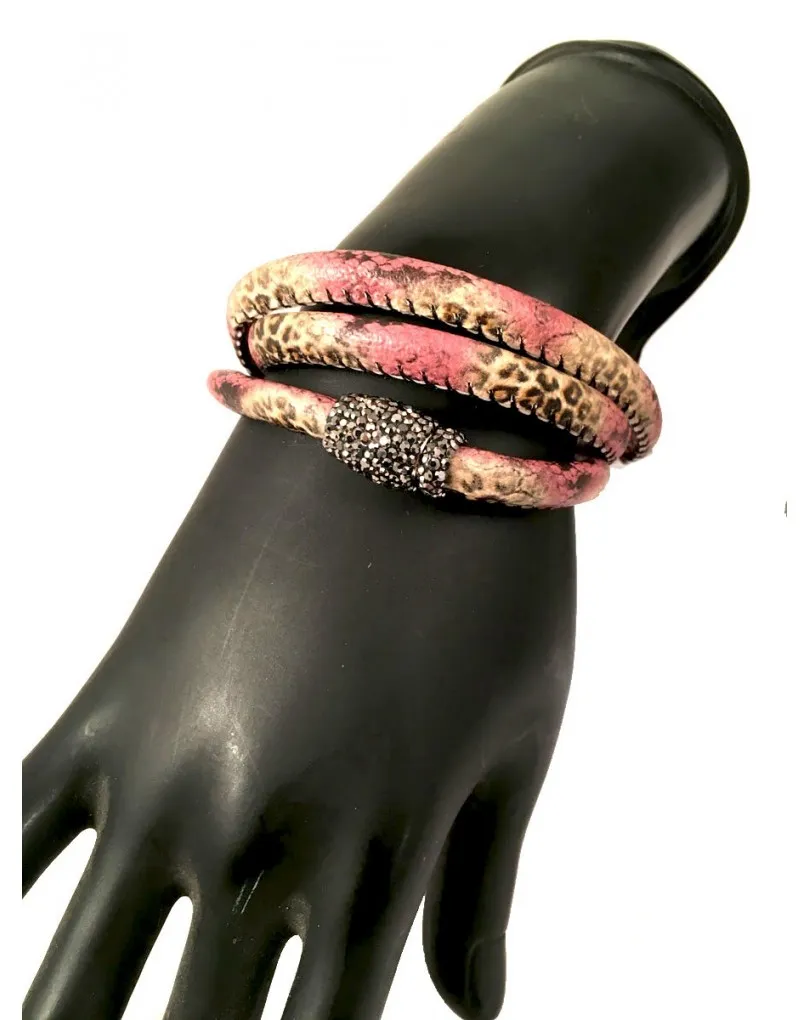PULSERAS ORIGINALES EN ERROYABLES  CON CIERRE DE CRISTAL SWAROSKY IDEALES PARA HOMBRE O MUJER