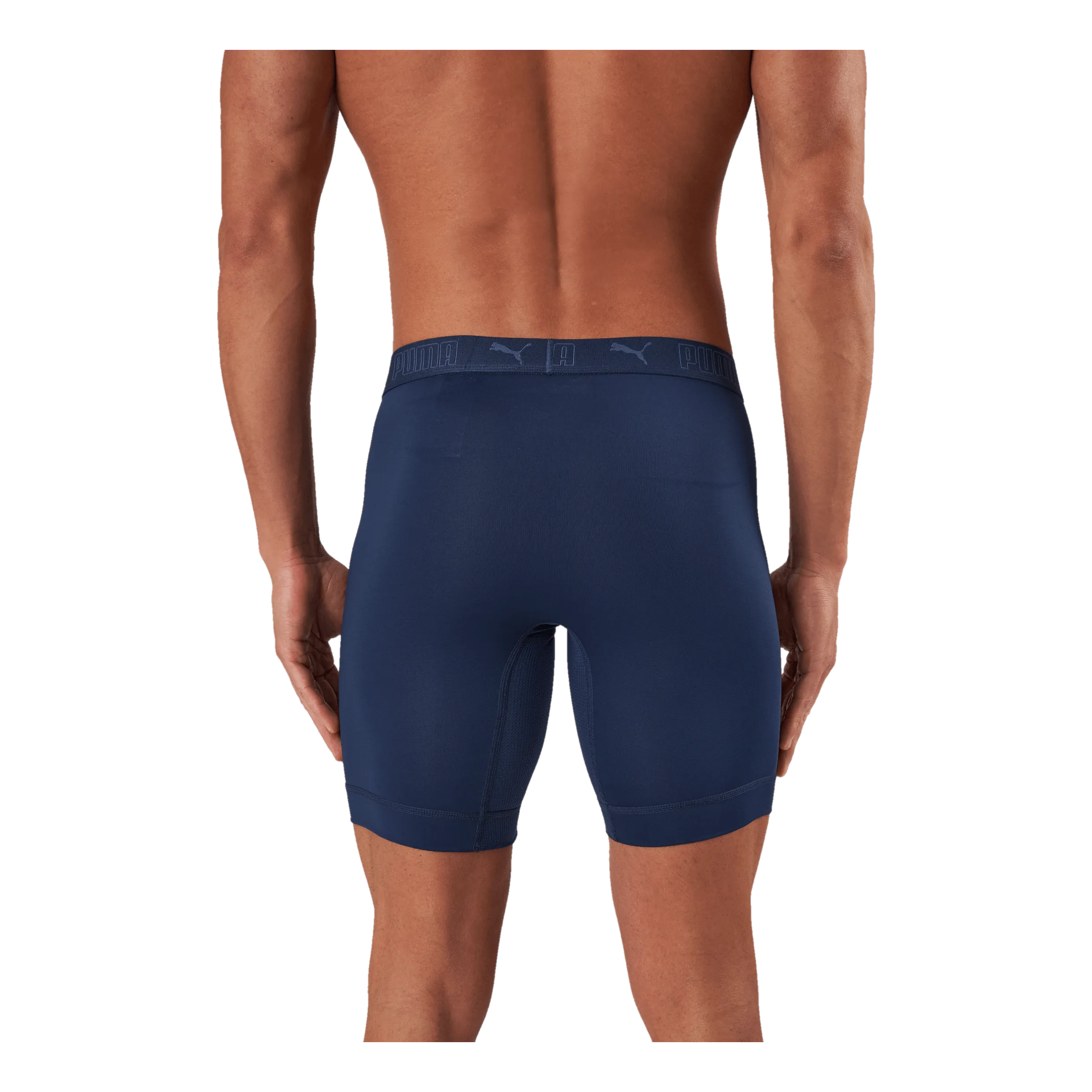 Puma Sport Microfiber Long Boxer 2p Blue Combo