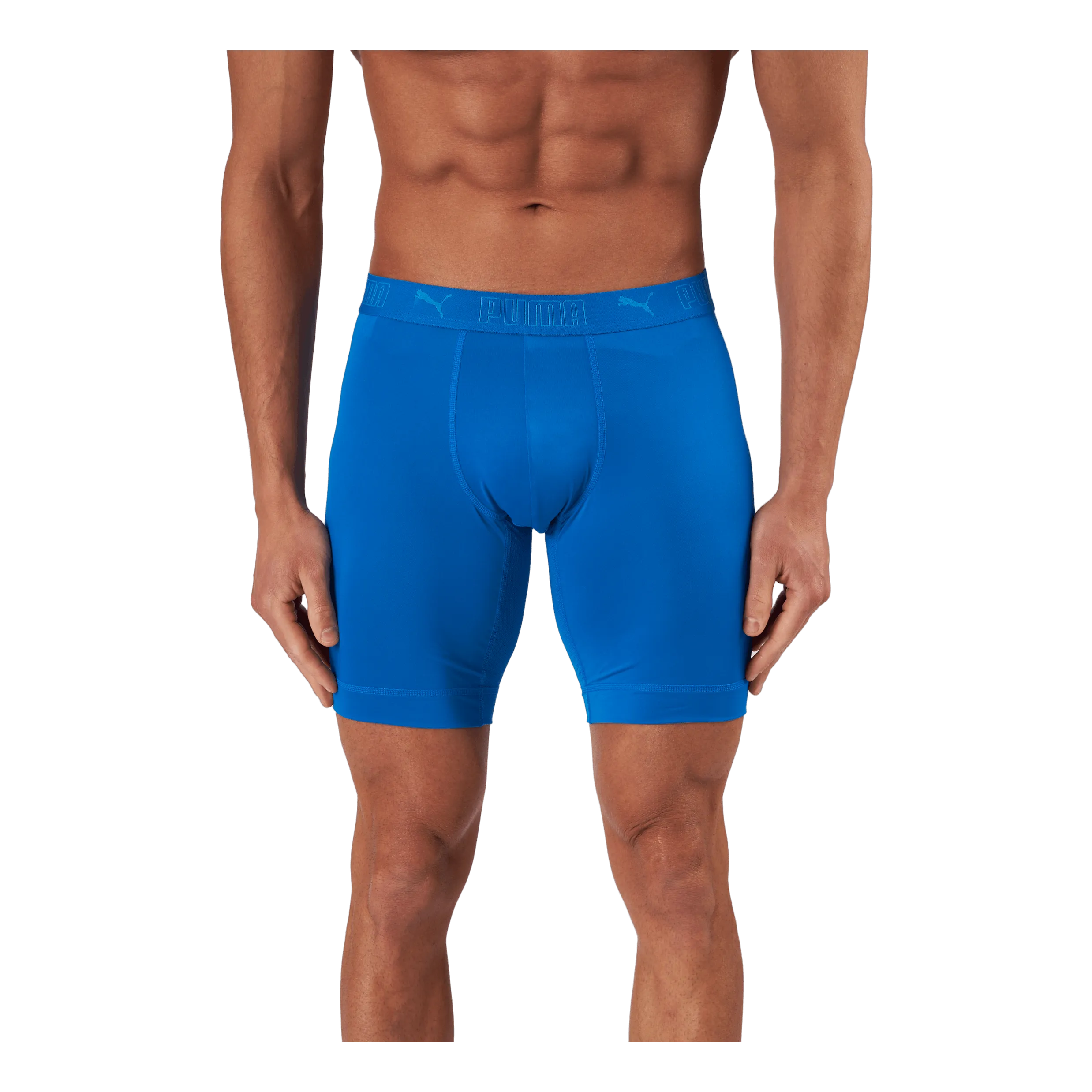 Puma Sport Microfiber Long Boxer 2p Blue Combo
