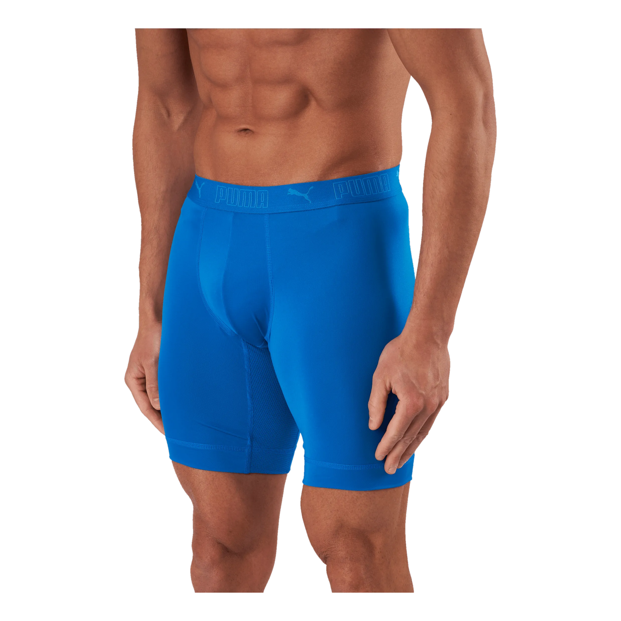 Puma Sport Microfiber Long Boxer 2p Blue Combo