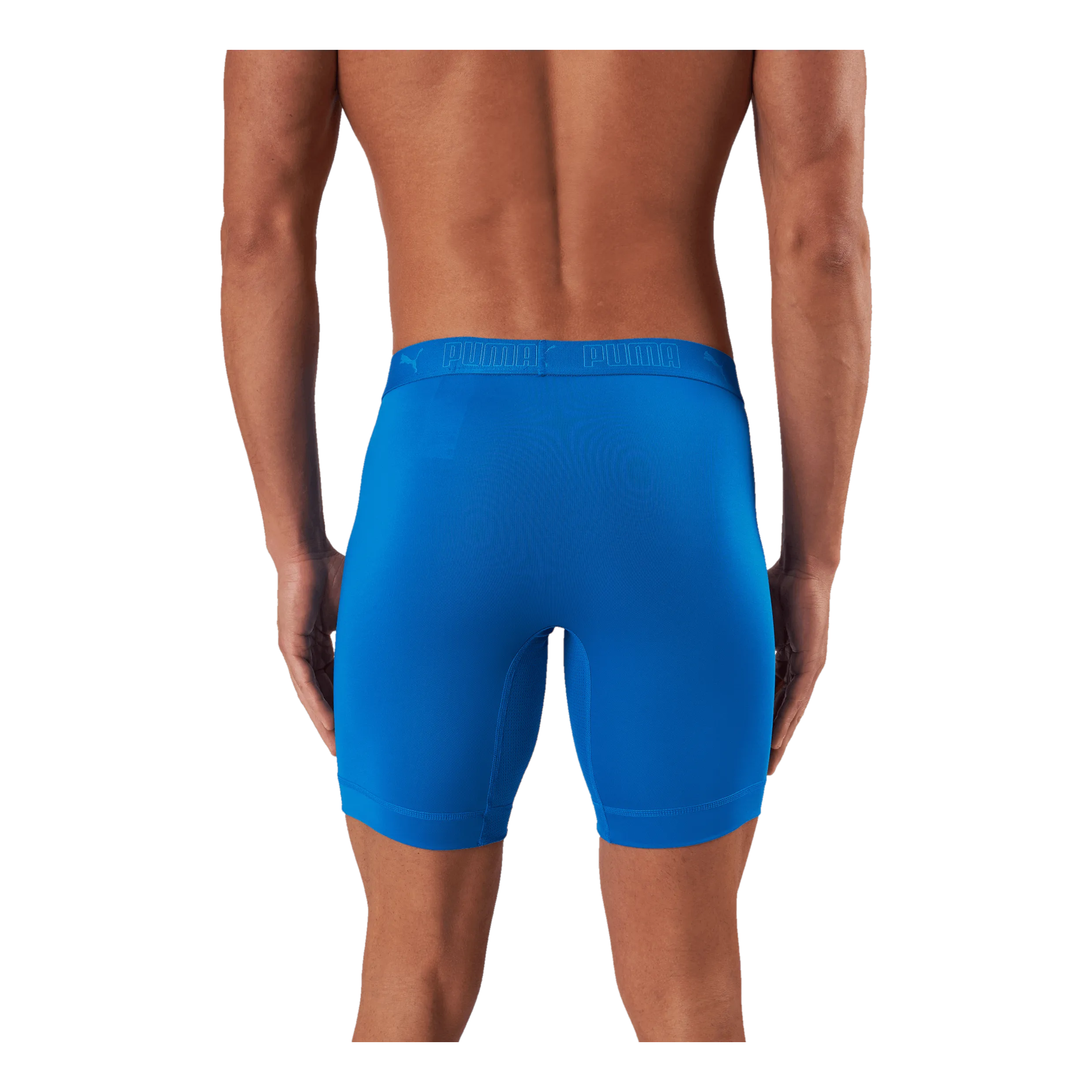 Puma Sport Microfiber Long Boxer 2p Blue Combo