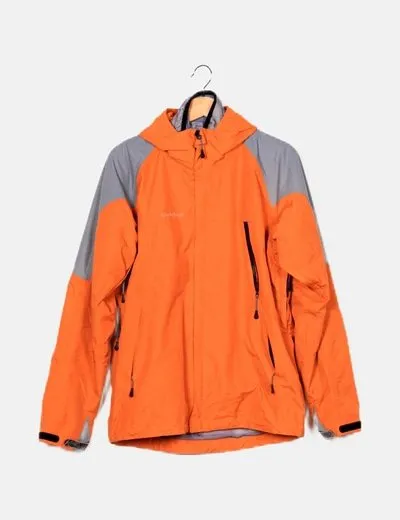 Quechua Abrigo impermeable naranja combinado