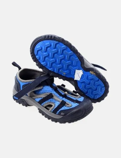 Quechua Sandalia azul plana