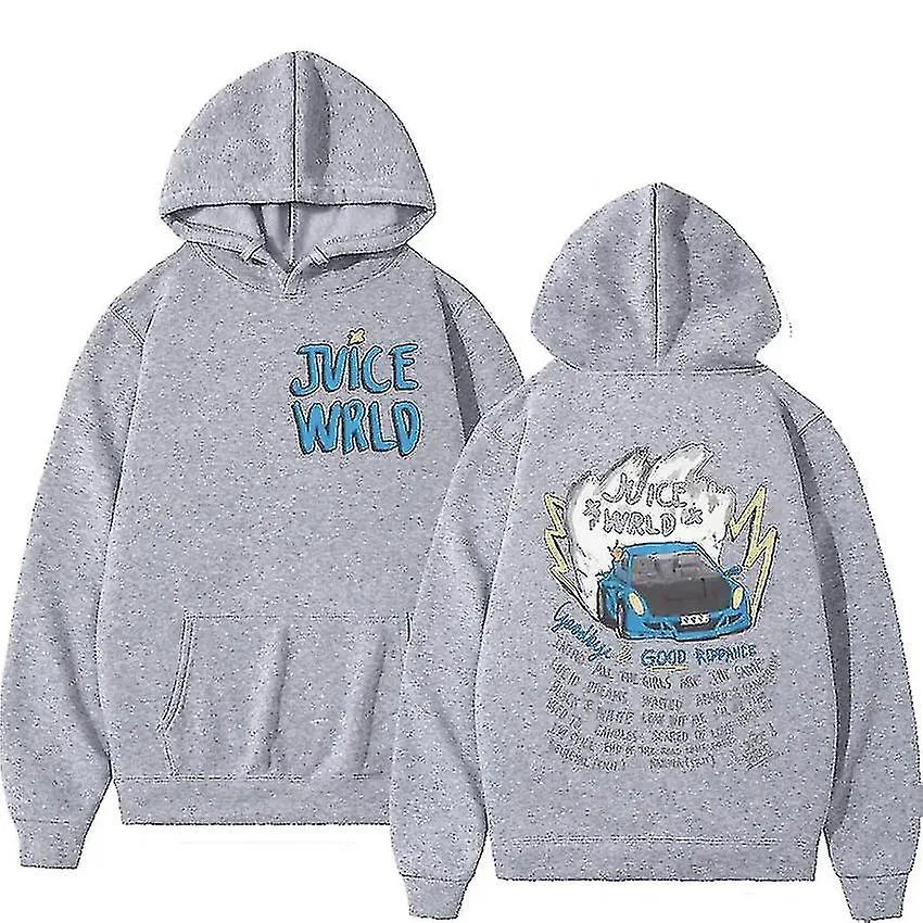 Rapper Juice Wrld Sudadera con capucha de moda Sudaderas de otoño / invierno para hombre Hip Hop casual Unisex Punk Gothic Sudad
