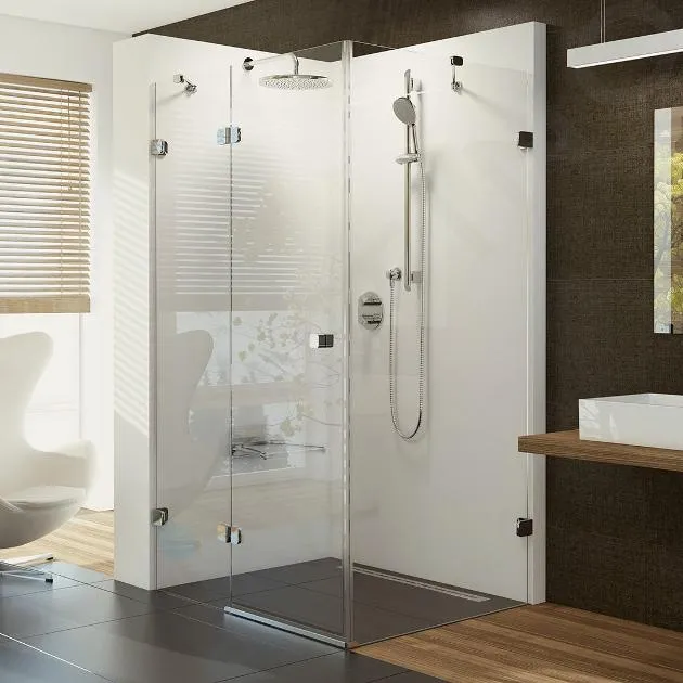 RAVAK BRILLIANT  CABINA DE DUCHA BSDPS120/90 L, 118120X8890 CM, CROMO/VIDRIO TRANSPARENTE 0ULG7A00Z1