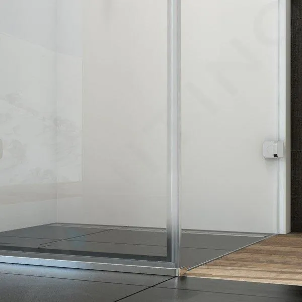 RAVAK BRILLIANT  CABINA DE DUCHA BSDPS120/90 L, 118120X8890 CM, CROMO/VIDRIO TRANSPARENTE 0ULG7A00Z1