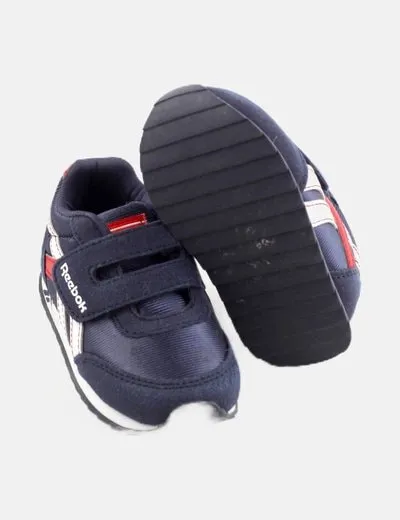 Reebok Zapatilla deportiva azul marino estampado logo