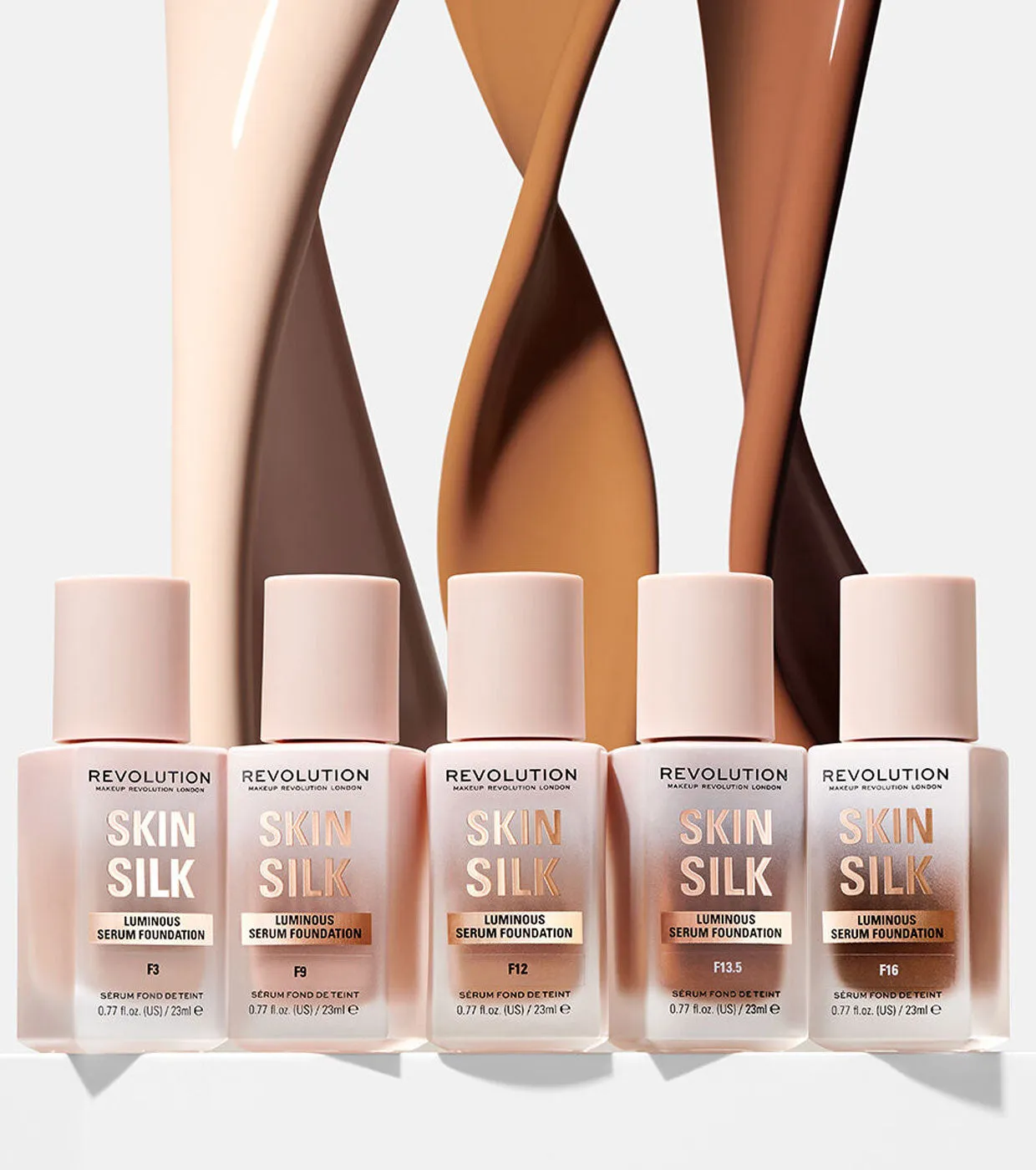 REVOLUTION  BASE DE MAQUILLAJE SKIN SILK SERUM FOUNDATION  F4