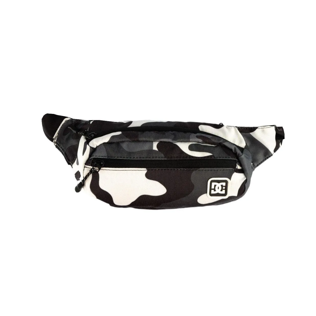 Riñonera Dc Tussler Camuflado Negro Blanco