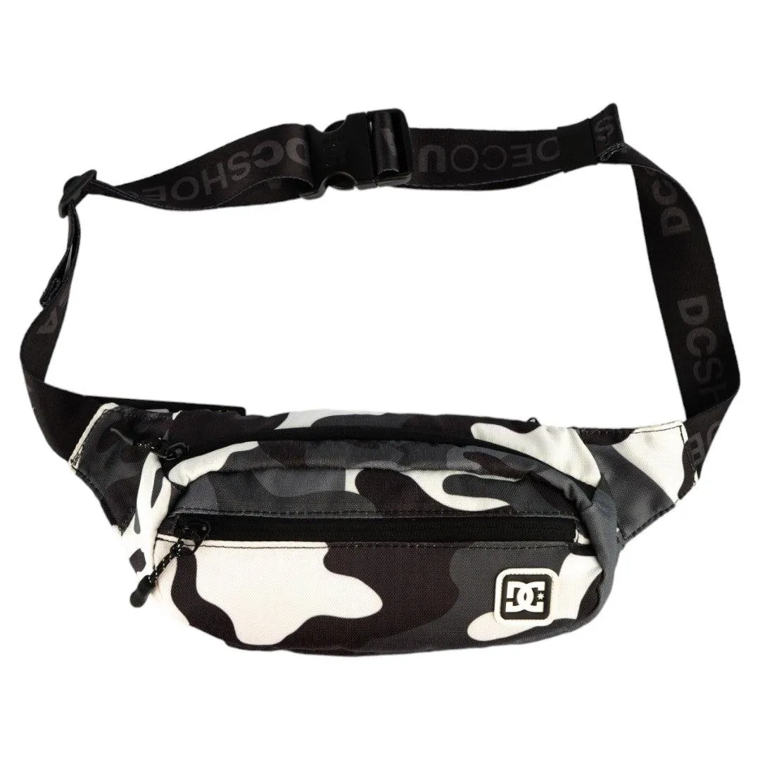 Riñonera Dc Tussler Camuflado Negro Blanco
