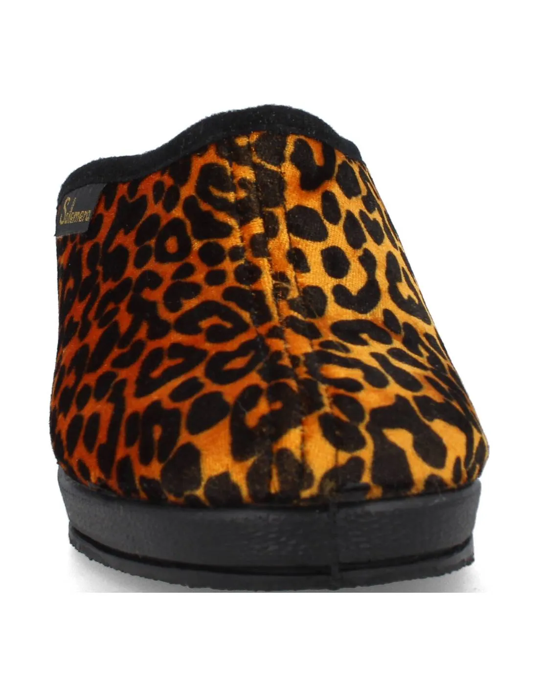 SALEMERA  ZAPATILLAS CASA MAXI CUñA LEOPARDO GOLD