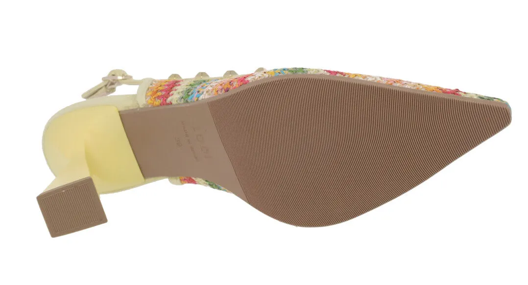 Salones Momsa Hippie en crochet multicolor para mujer