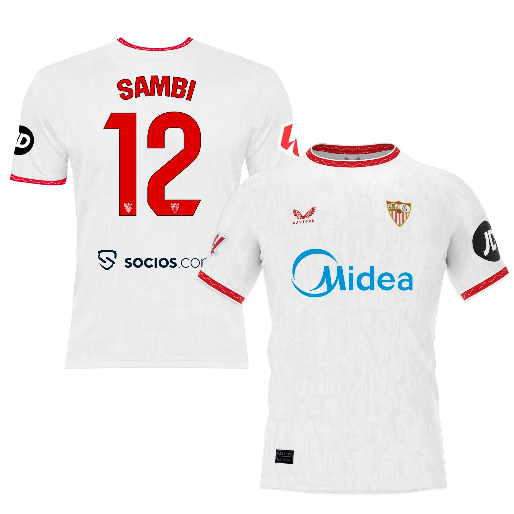 Sambi Camiseta 1 blanca nio 24/25