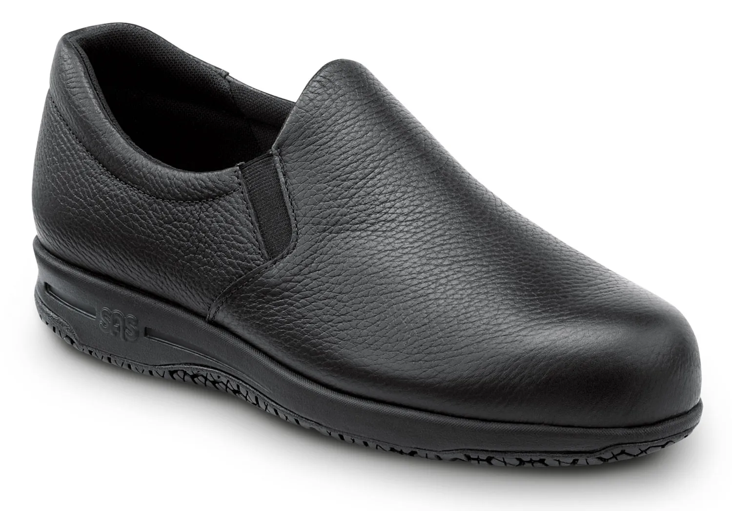 SAN ANTONIO SHOEMAKERS Pancha, con puntera blanda, antideslizante, negra, de mujer, SAS Patriot