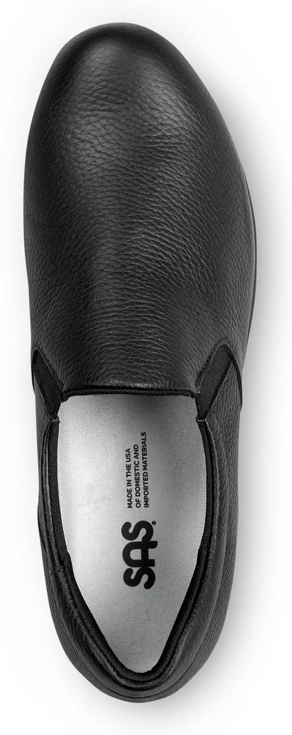 SAN ANTONIO SHOEMAKERS Pancha, con puntera blanda, antideslizante, negra, de mujer, SAS Patriot