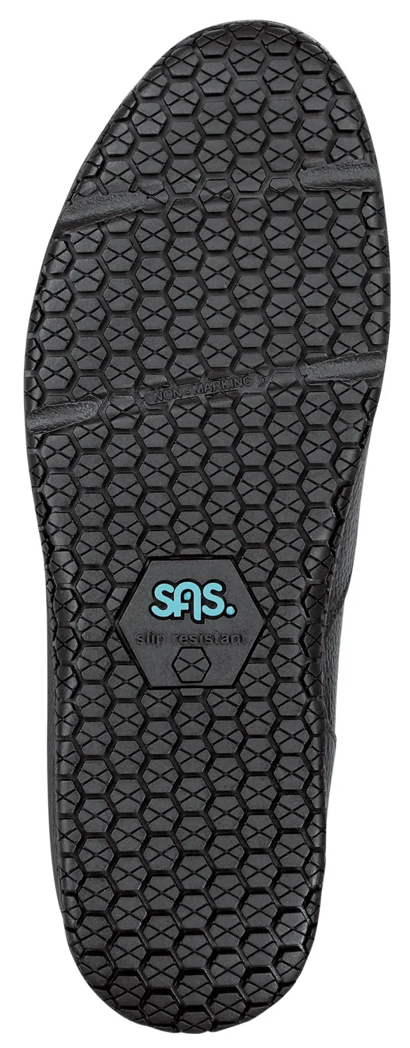 SAN ANTONIO SHOEMAKERS Pancha, con puntera blanda, antideslizante, negra, de mujer, SAS Patriot