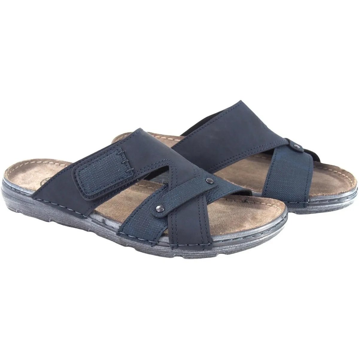 Sandalia caballero  8013 azul