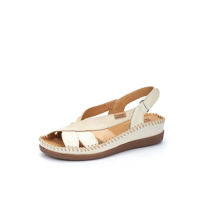 Sandalia cuña Pikolinos CADAQUES W8K beige