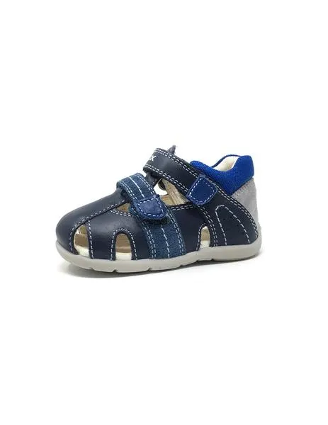 sandalia geox azul velcro
