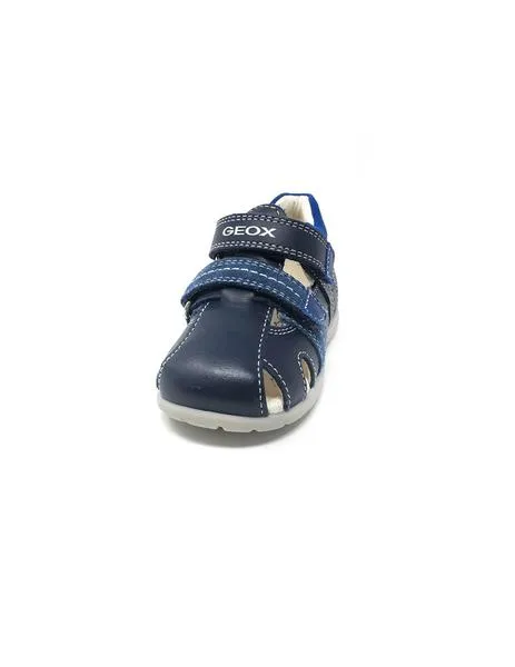 sandalia geox azul velcro