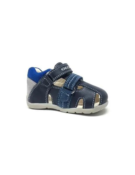 sandalia geox azul velcro